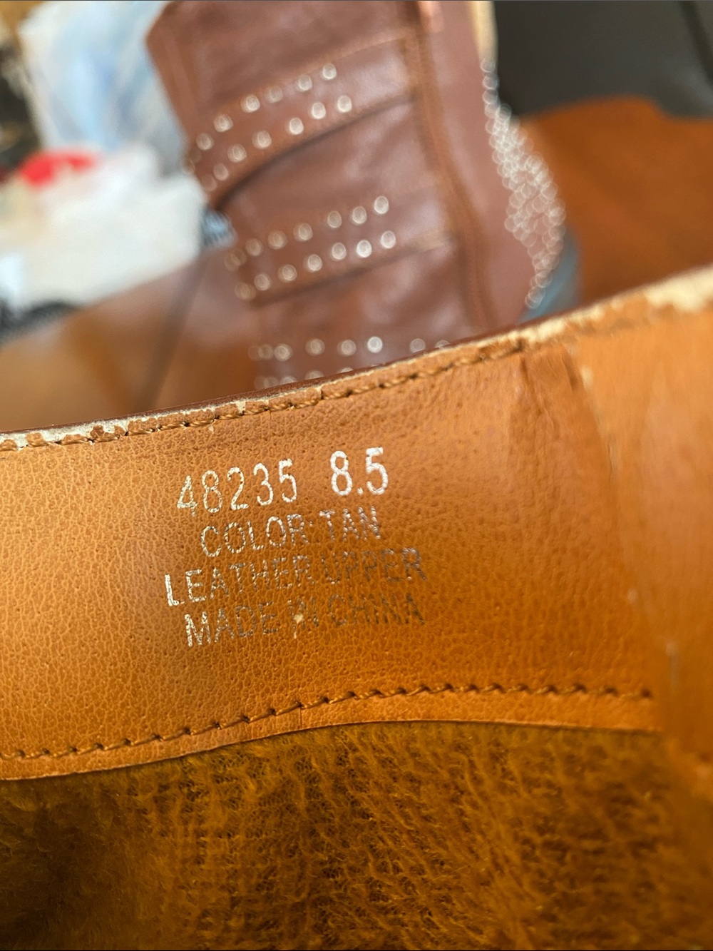 Studded Skechers Brown Women's Ankle Boots - Picture 2 of 8